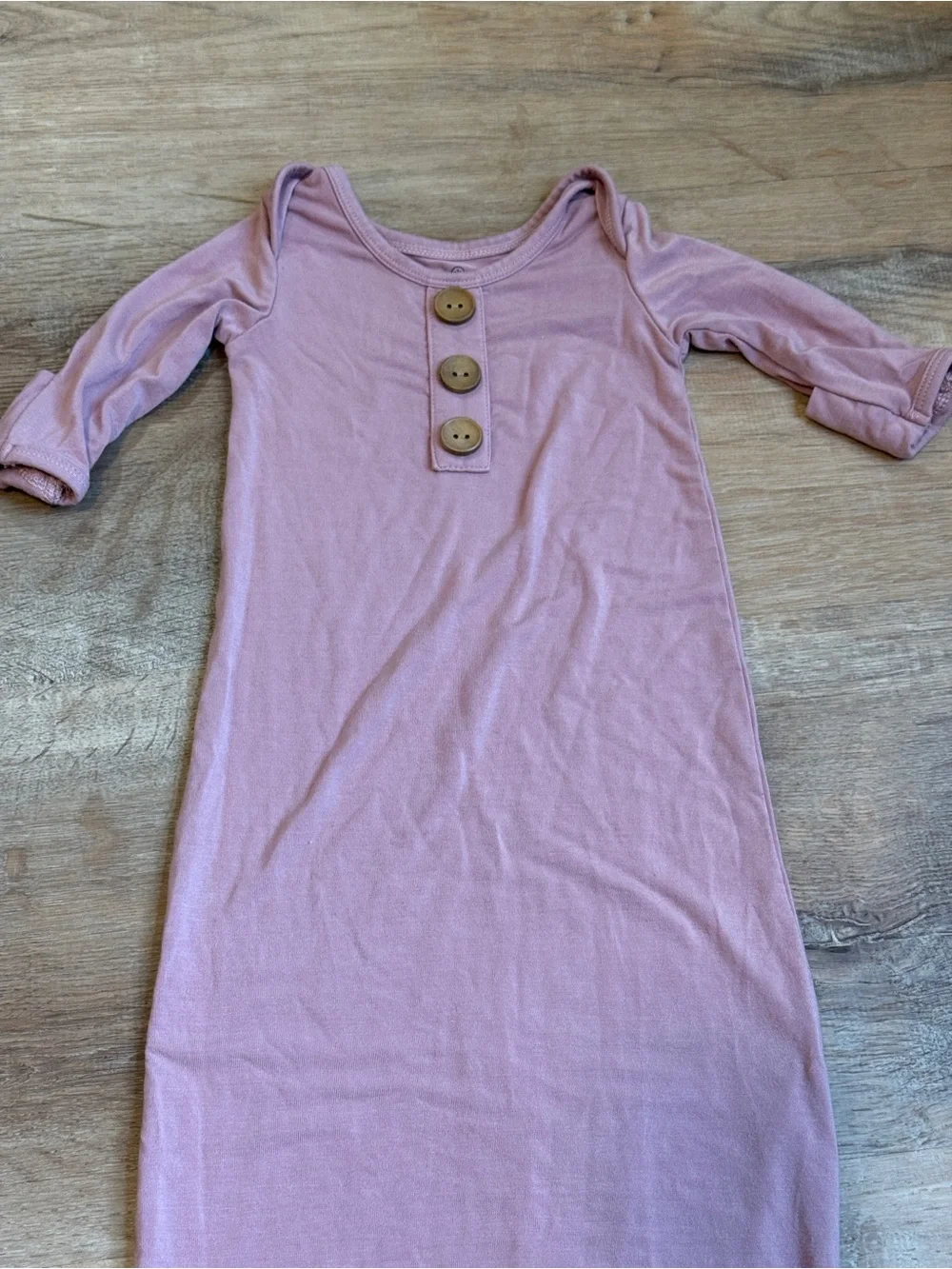 Caden Lane Newborn Pink Knotted Gown
